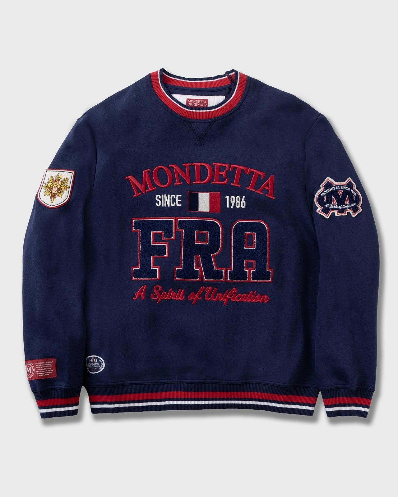 For detailed item description, go to 'Long Product Description' region - The All-Star Crew Neck Sweatshirt - All Star Navy/France
