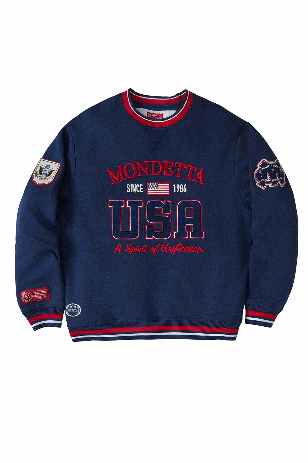The All-Star Crew Neck Sweatshirt - All Star Navy/USA