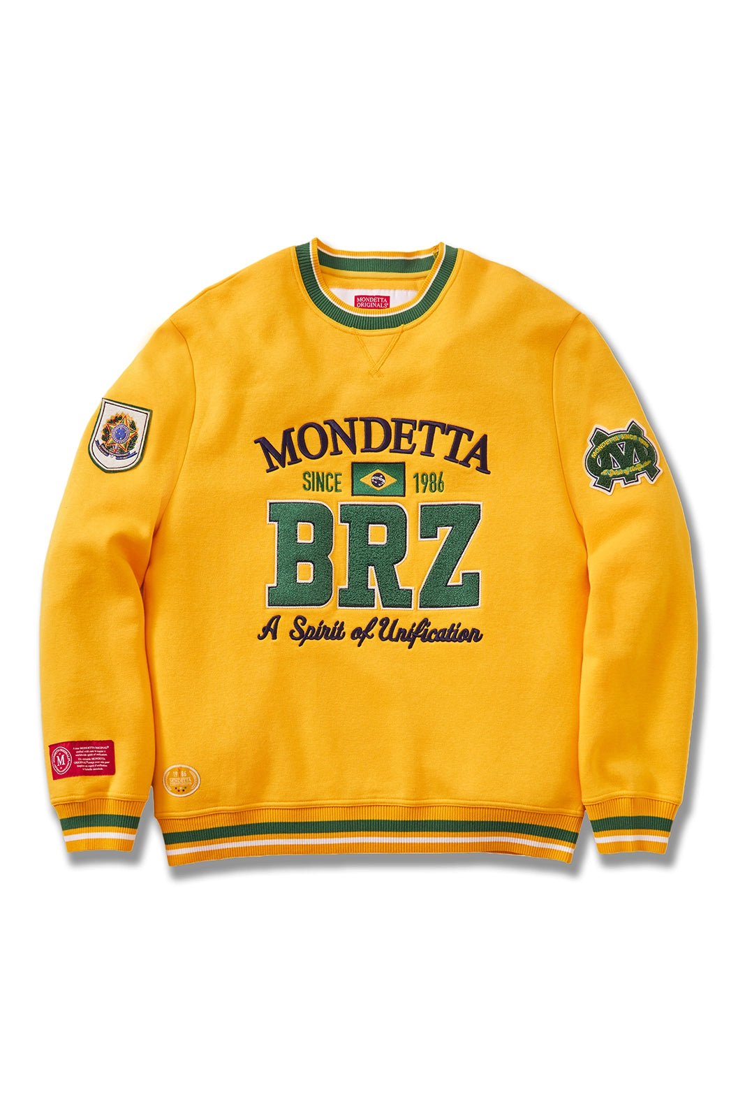 The All-Star Crew Neck Sweatshirt - All Star Yellow/Brazil
