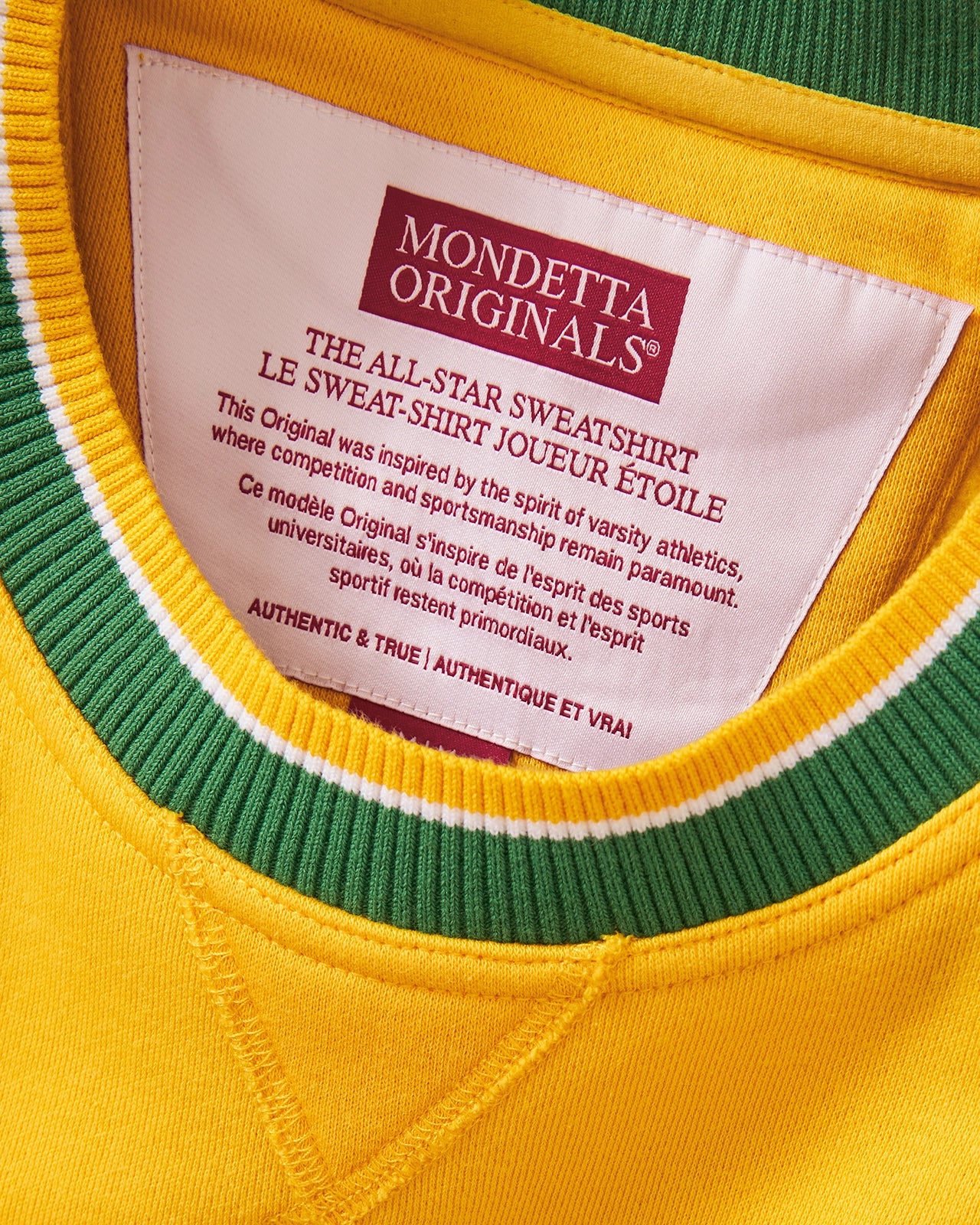The All-Star Crew Neck Sweatshirt - All Star Yellow/Brazil