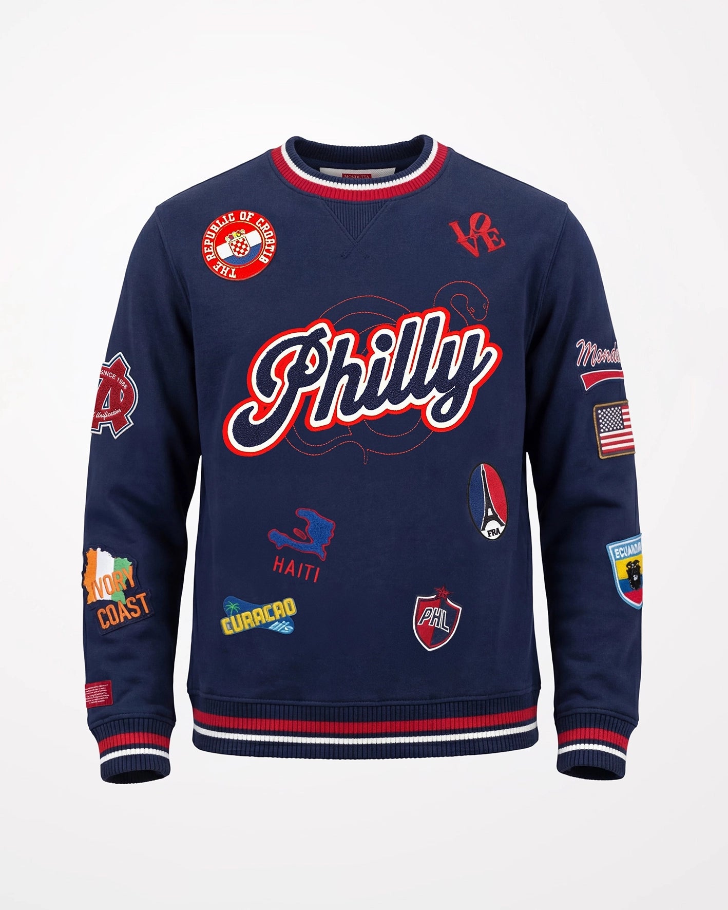 The Unity Crew Neck Sweatshirt - Unity Sweatshirt Navy/Philly