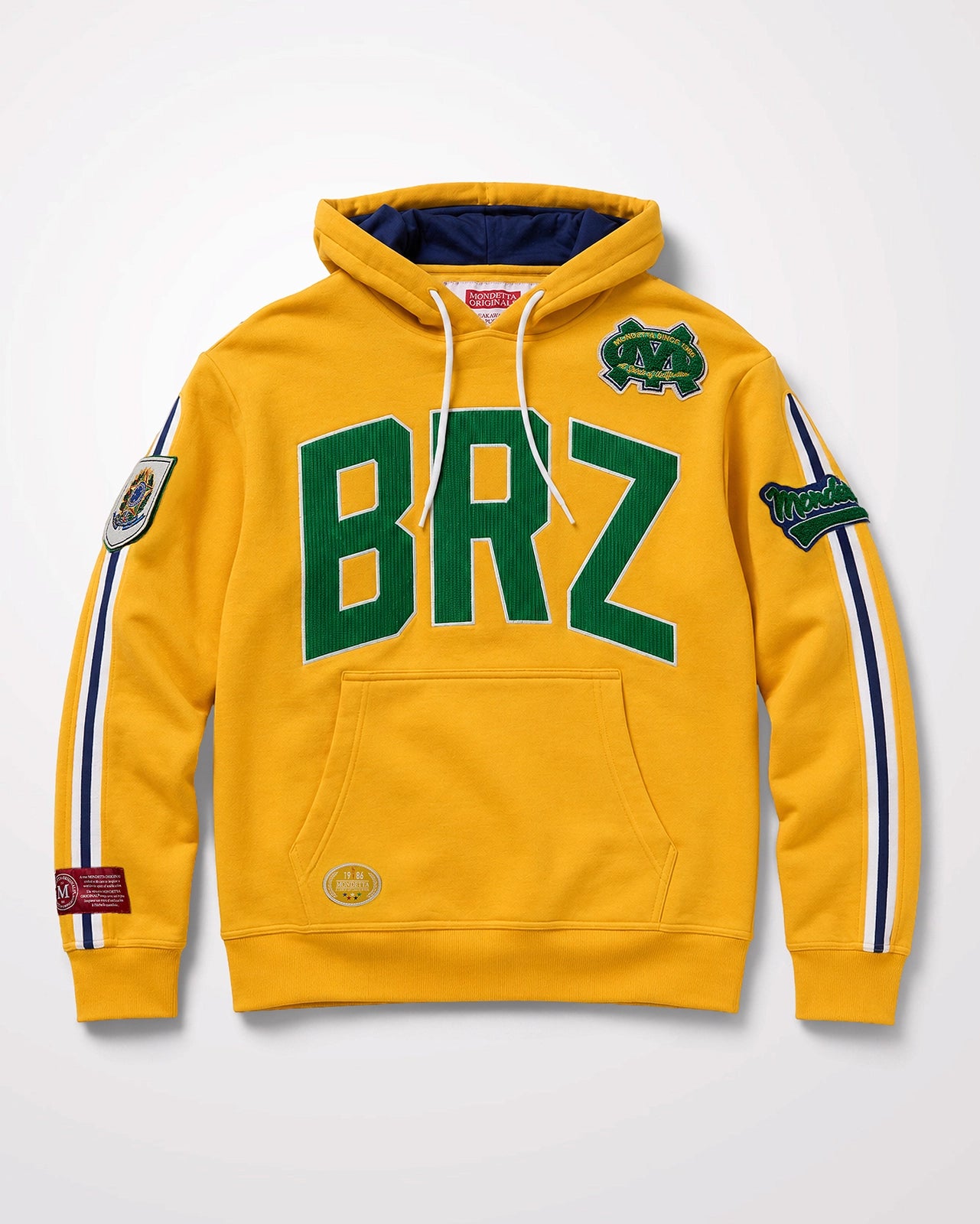 For general description, go to 'Main Product Description' region - The Breakaway Hoodie - Breakaway Yellow/Brazil