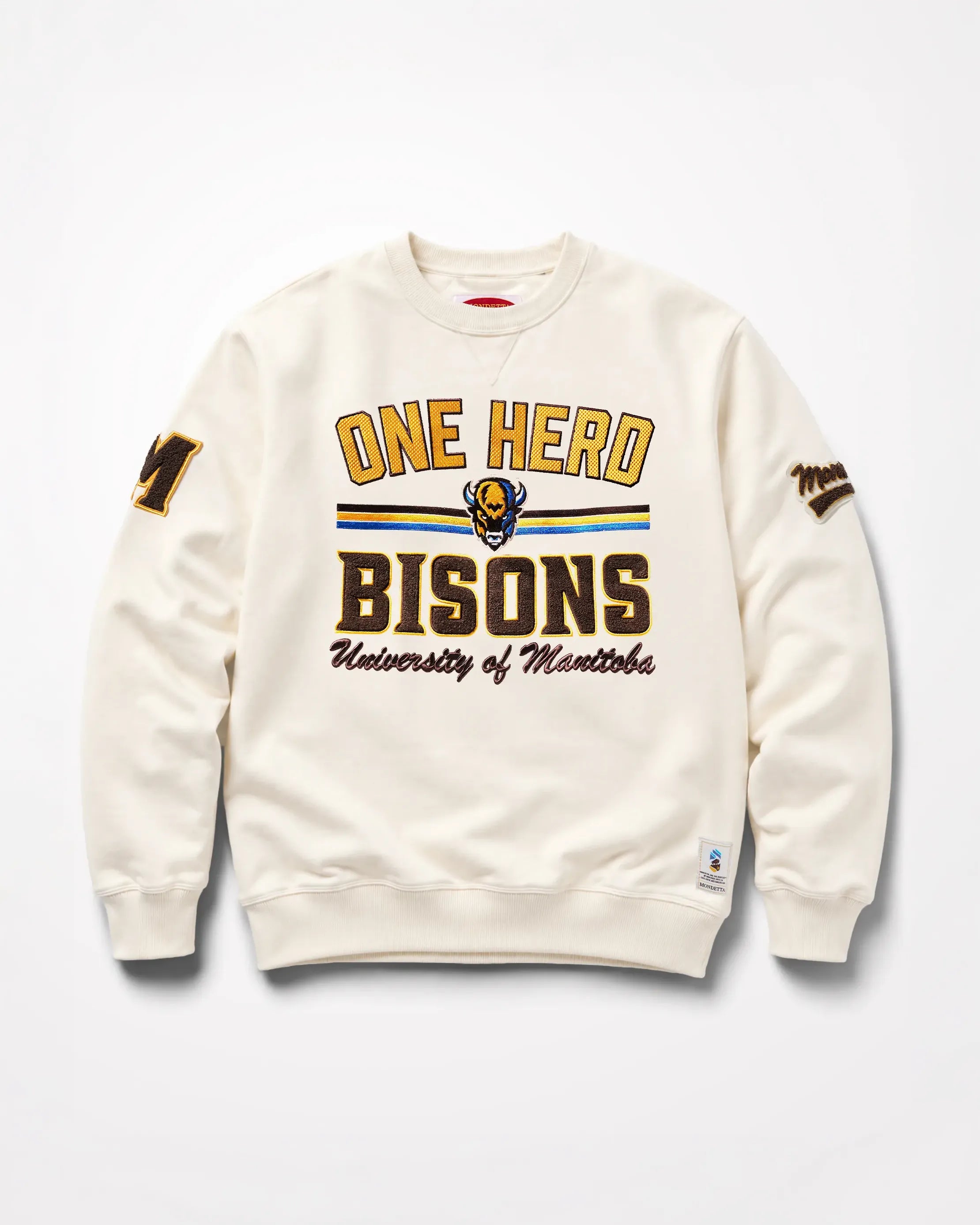 For general description, go to 'Main Product Description' region - The Bison Classic Crew - Light Cream