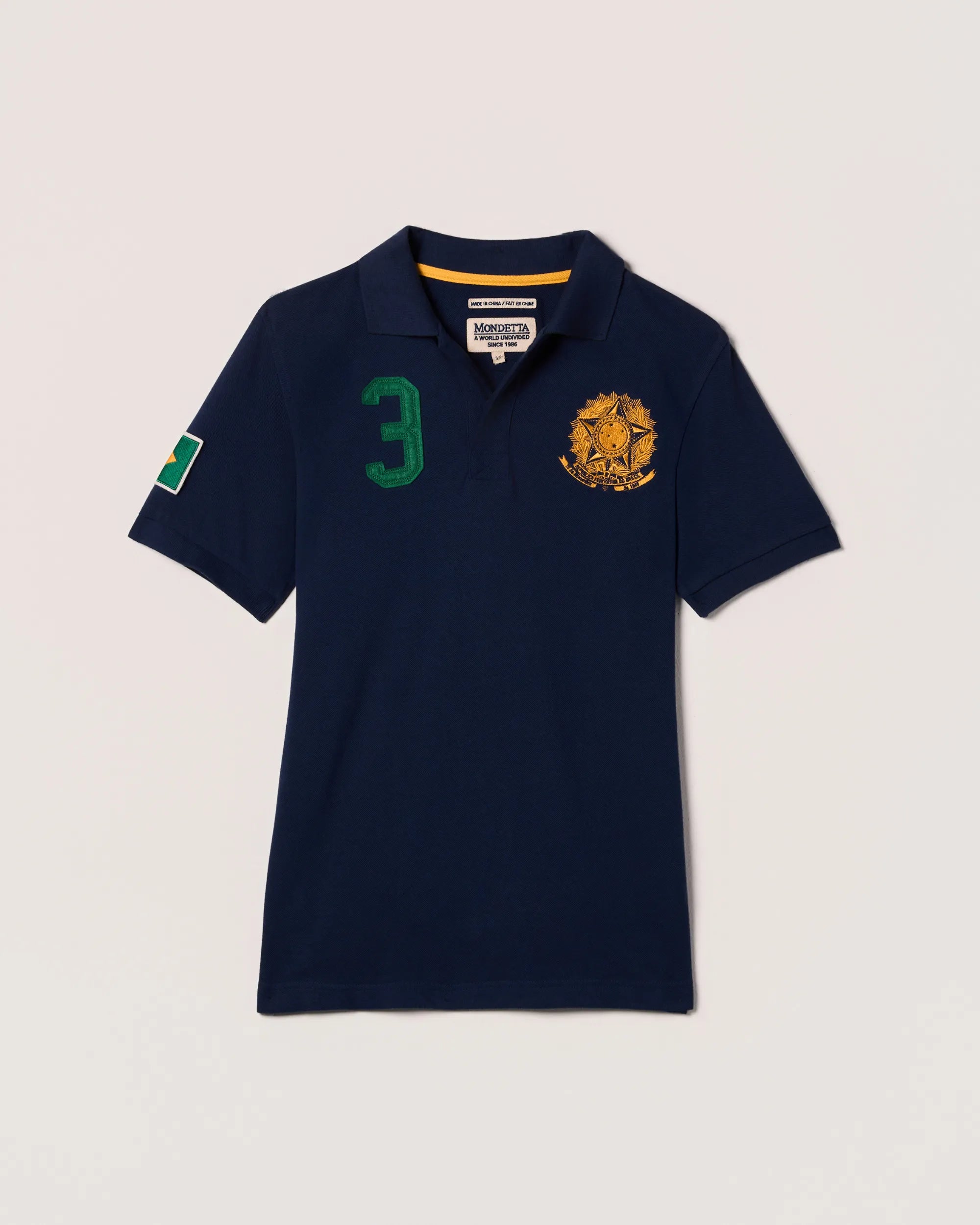 The Brazil Collegiate Polo Shirt
