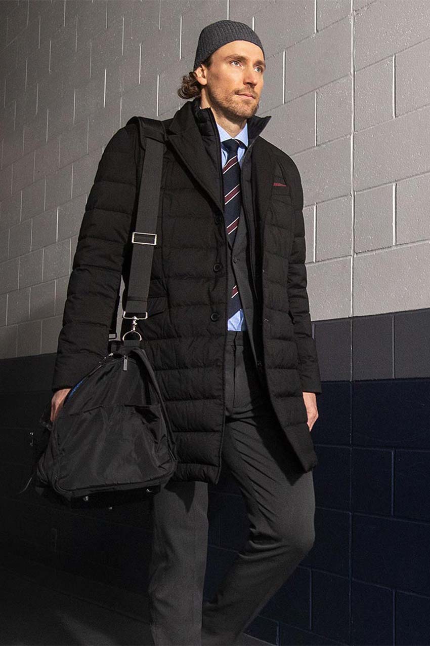 Rapport Puffer Jacket with Removable Fooler - Black