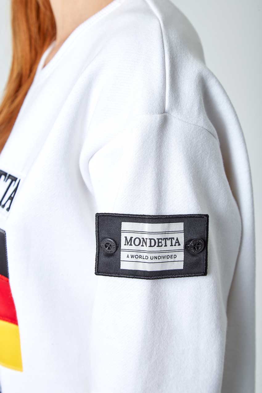 Unity Women's Modern Fit Sweatshirt - Germany - White