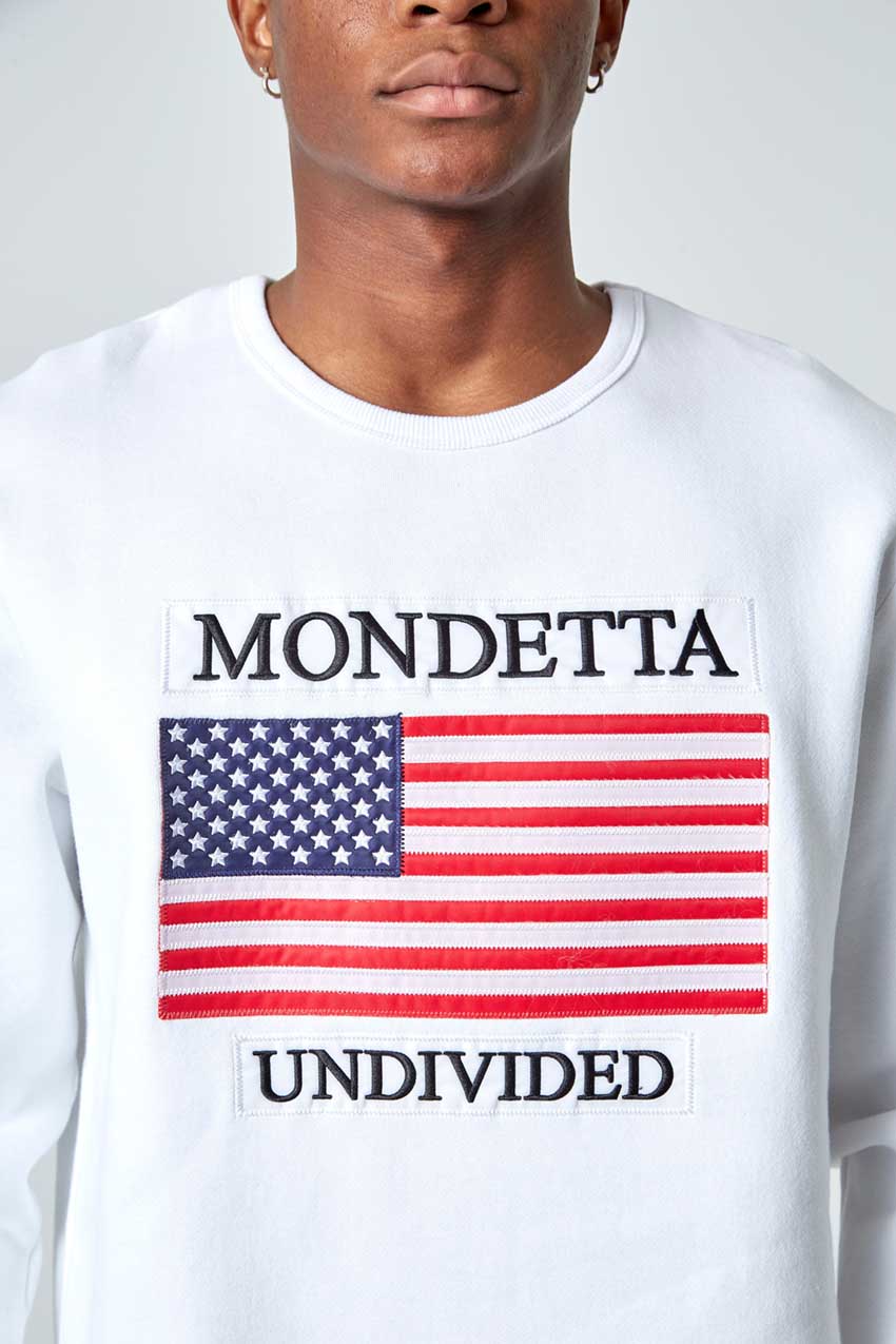 Homage Classic Fit Sweatshirt - USA - White