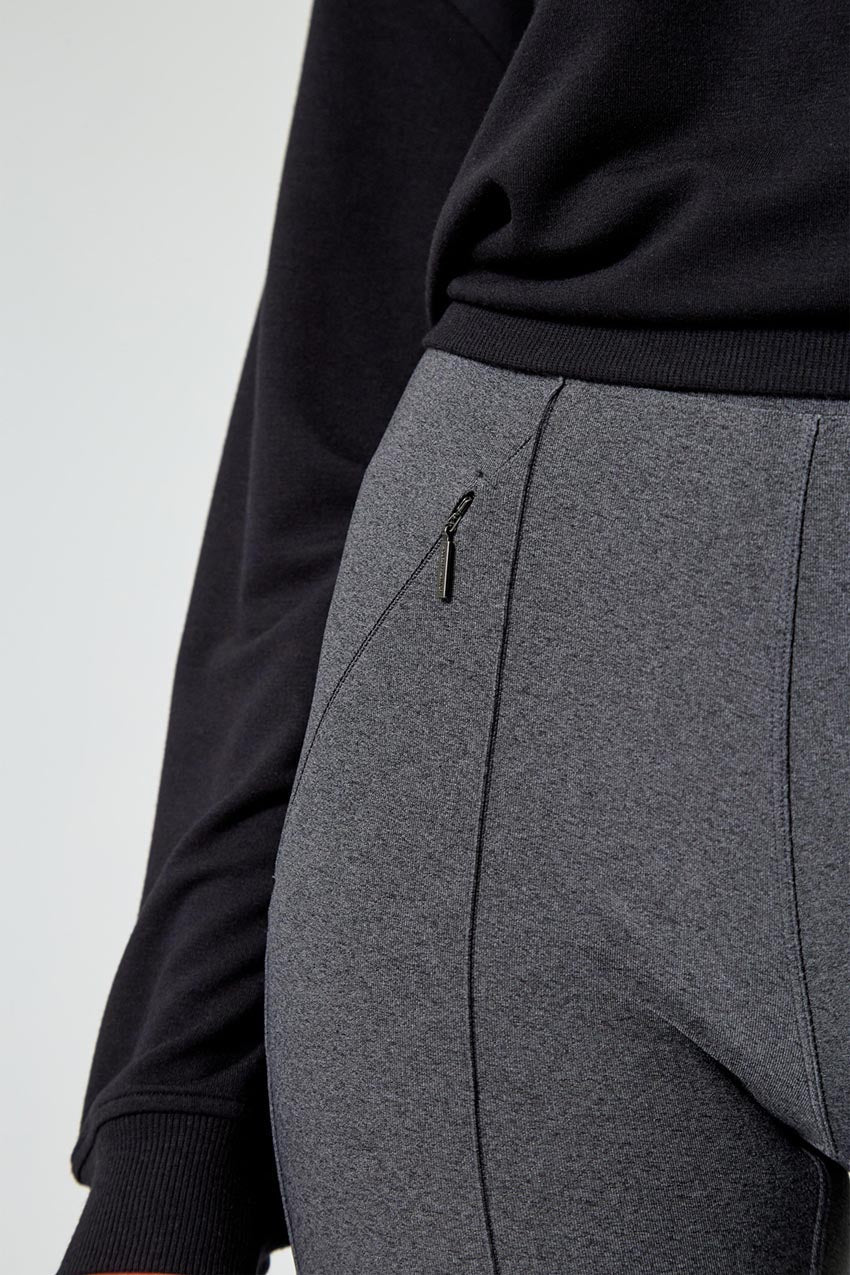 Distinctive Sustainable Mid-Rise Skinny Pant - Htr Charcoal