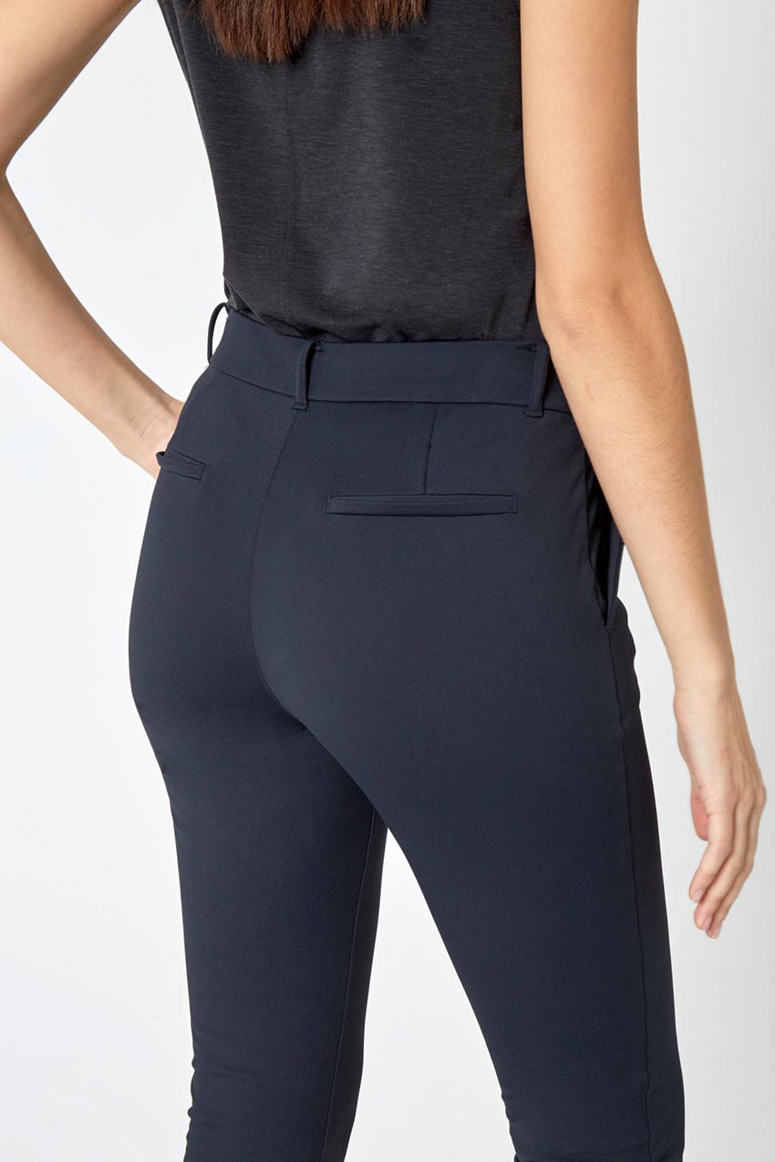 Bravado High-Rise Skinny Twill Pant - Black