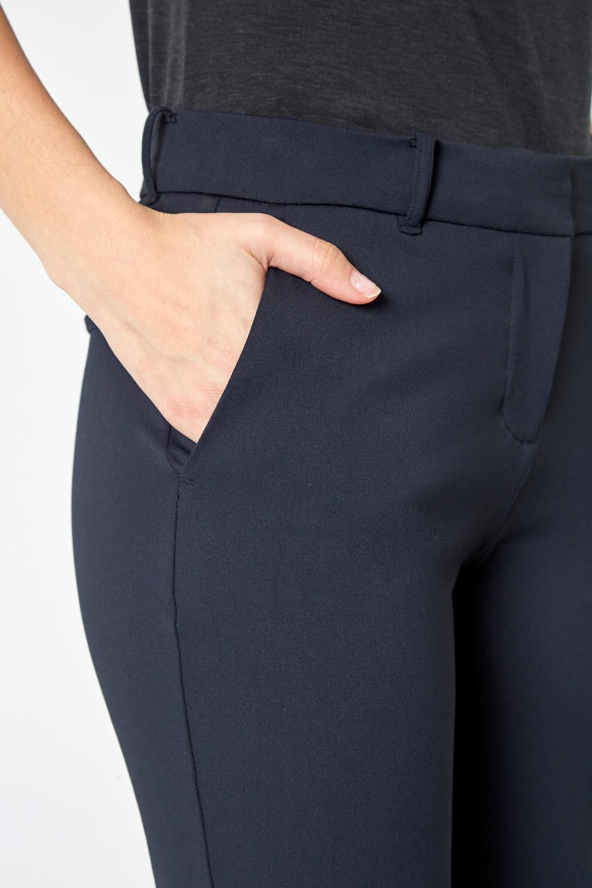 Bravado High-Rise Skinny Twill Pant - Black