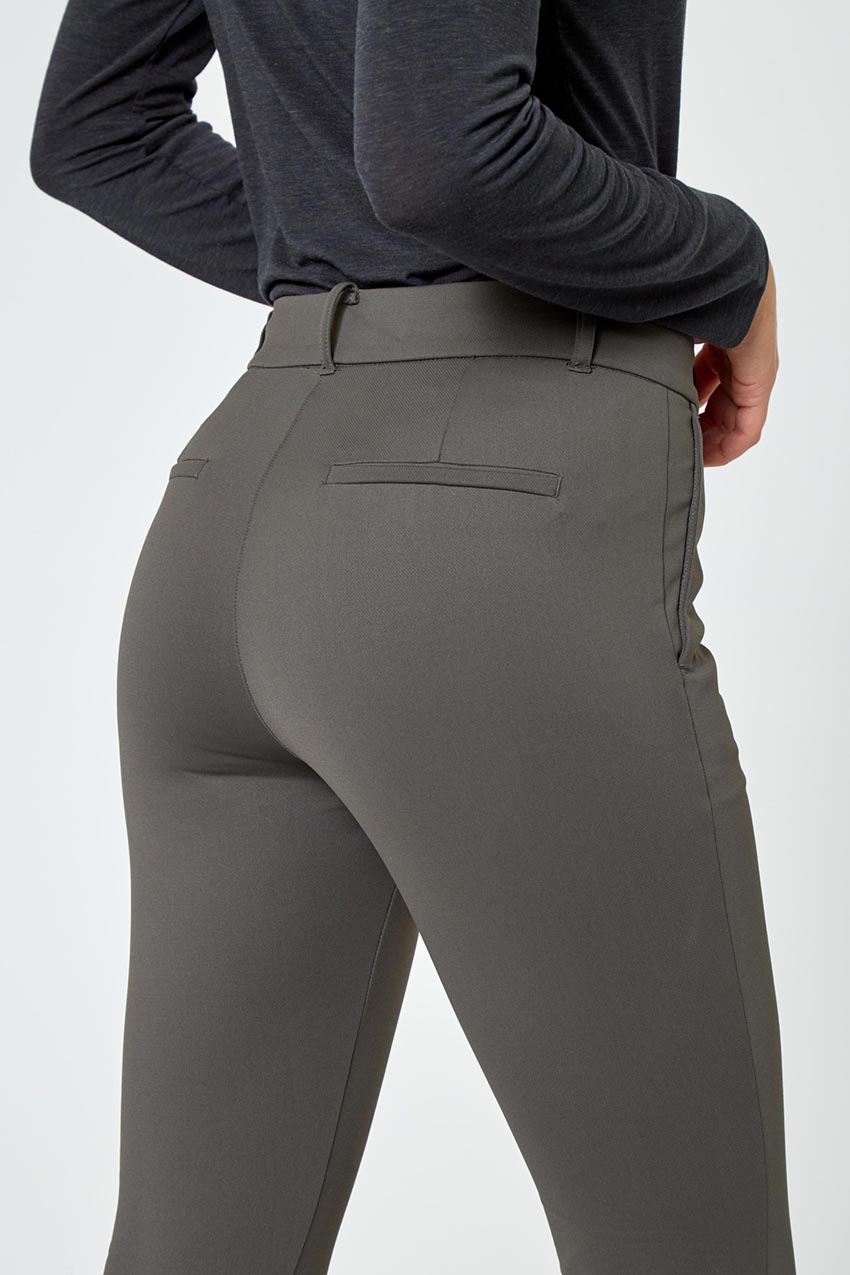 Bravado High-Rise Skinny Twill Pant - Dark Forest