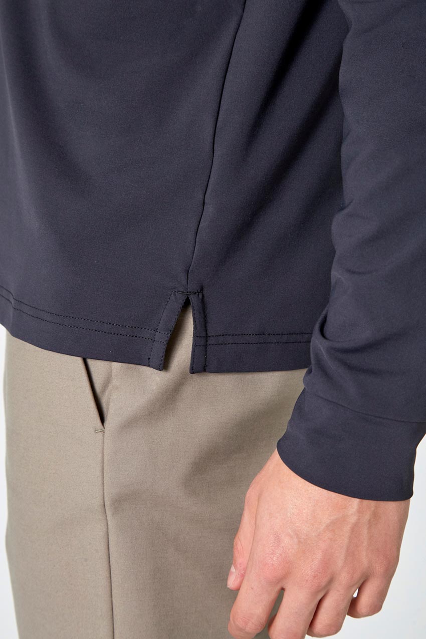 Endgame Sustainable Long Sleeve Polo - Black