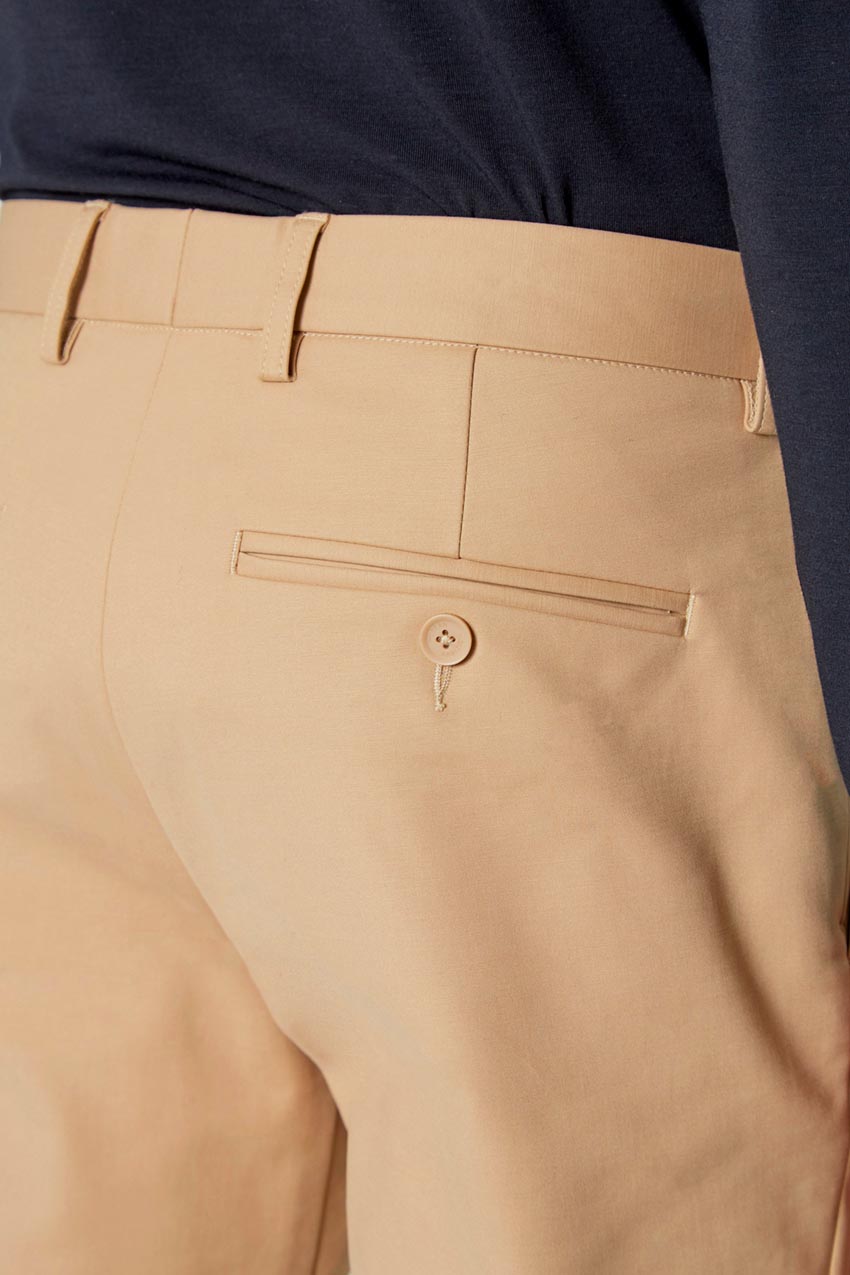 Acumen Slim Twill Pant - Chino Beige