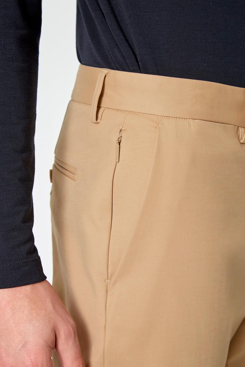 Acumen Slim Twill Pant - Chino Beige