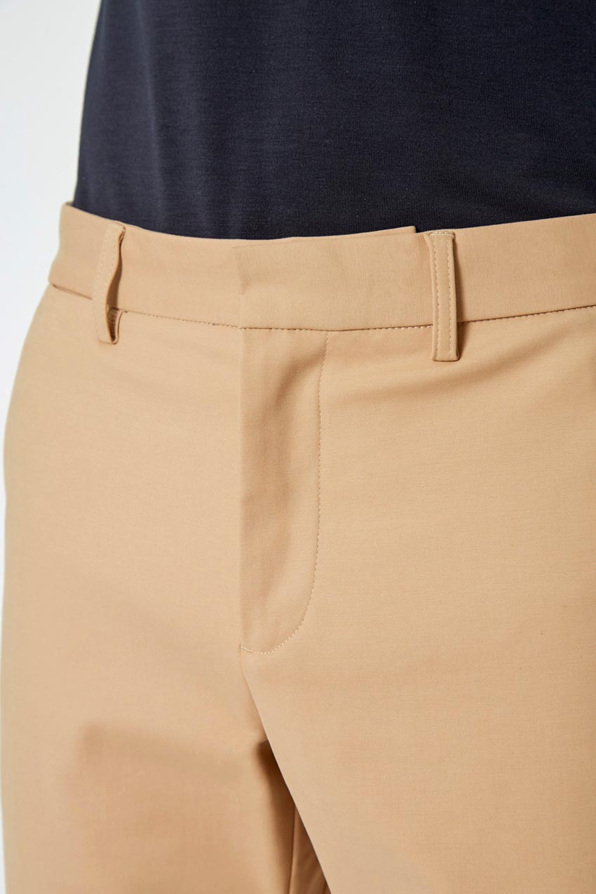 Acumen Slim Twill Pant - Chino Beige