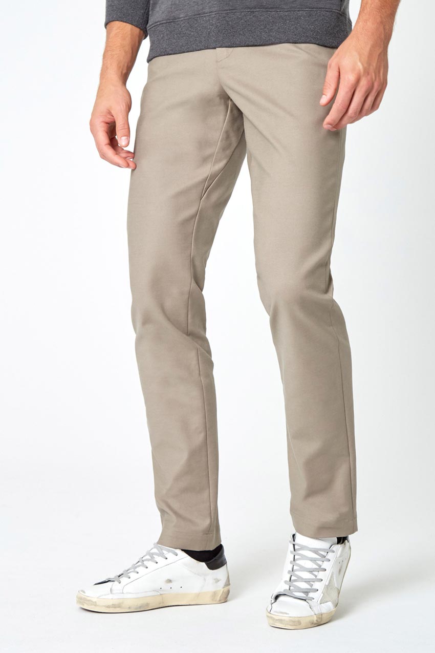 Acumen Slim Twill Pant - Mushroom Grey
