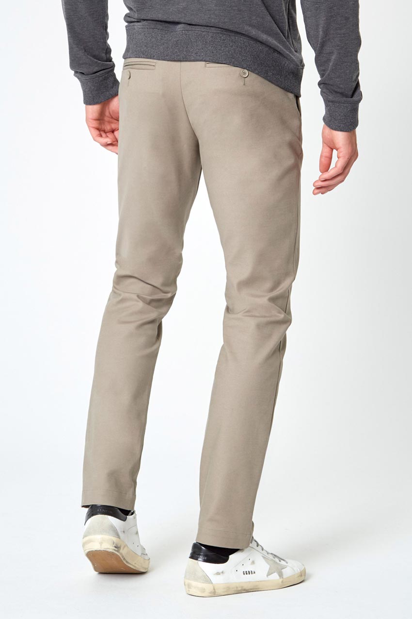 Acumen Slim Twill Pant - Mushroom Grey
