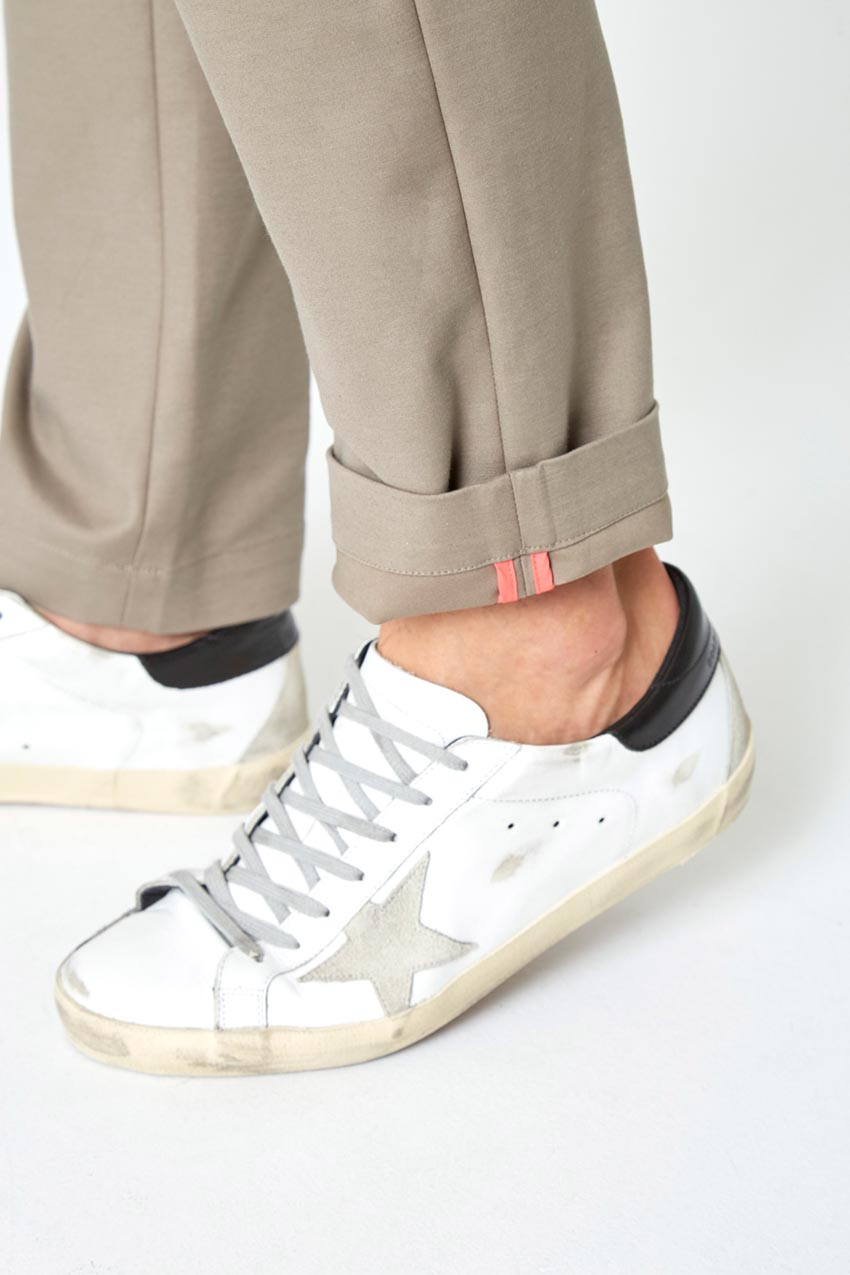 Acumen Slim Twill Pant - Mushroom Grey