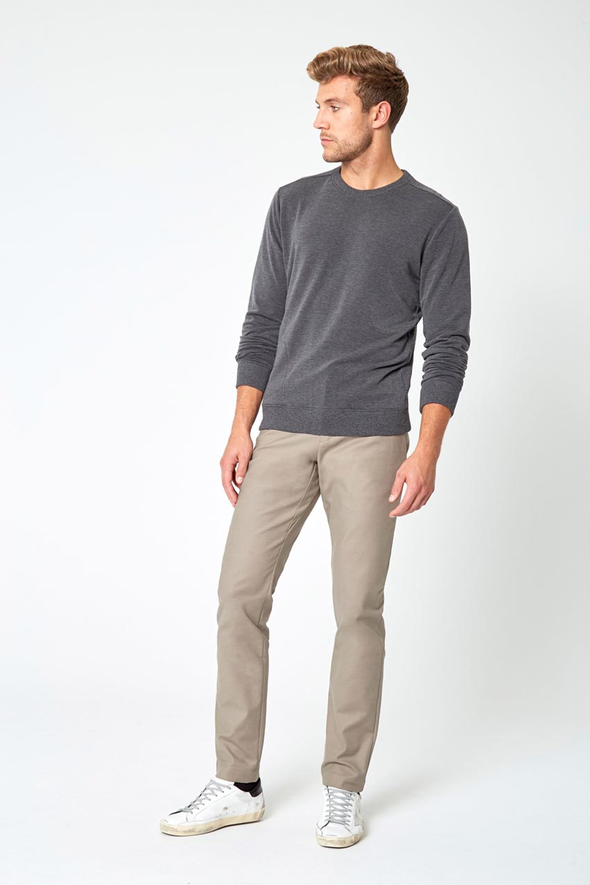 Acumen Slim Twill Pant - Mushroom Grey