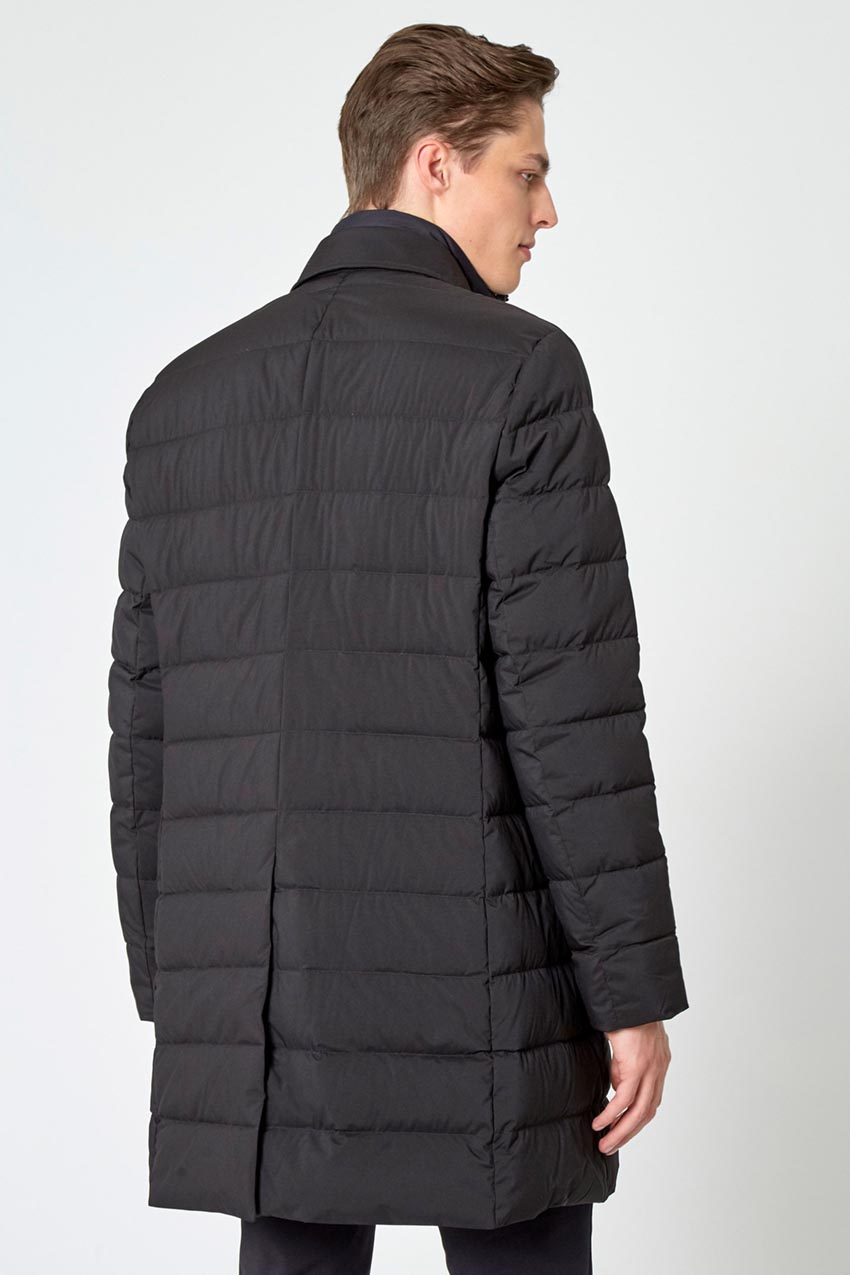 Rapport Puffer Jacket with Removable Fooler - Black
