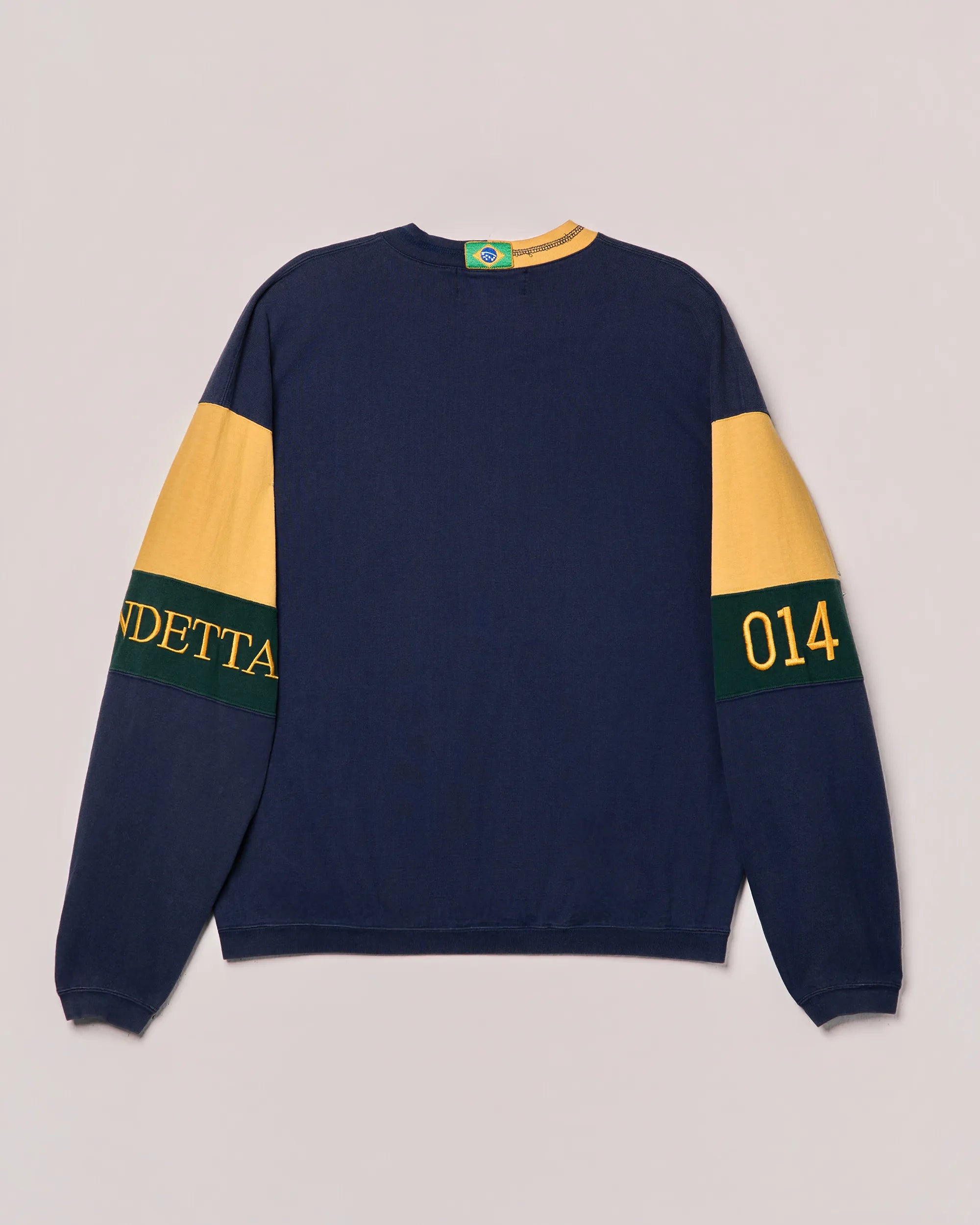 Mondetta ‘Brasil’ Two Tone Collar Sweatshirt