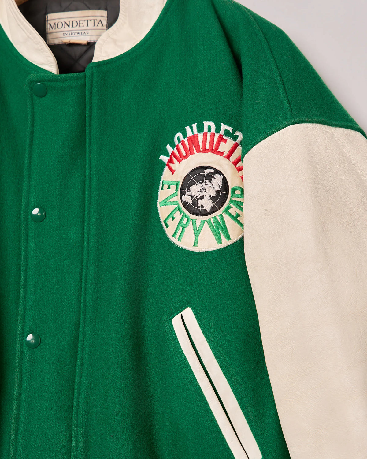 Mondetta ‘Everywear’ ITA Leather Melton Bomber
