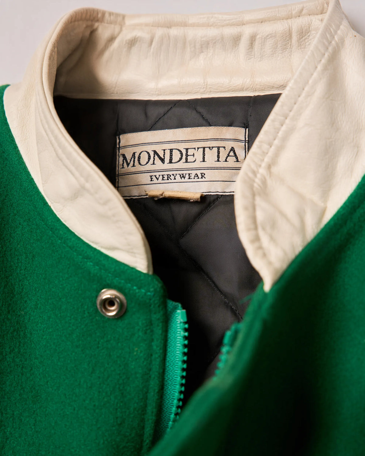 Mondetta ‘Everywear’ ITA Leather Melton Bomber