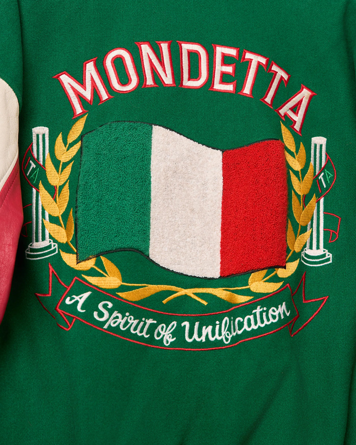 Mondetta ‘Everywear’ ITA Leather Melton Bomber