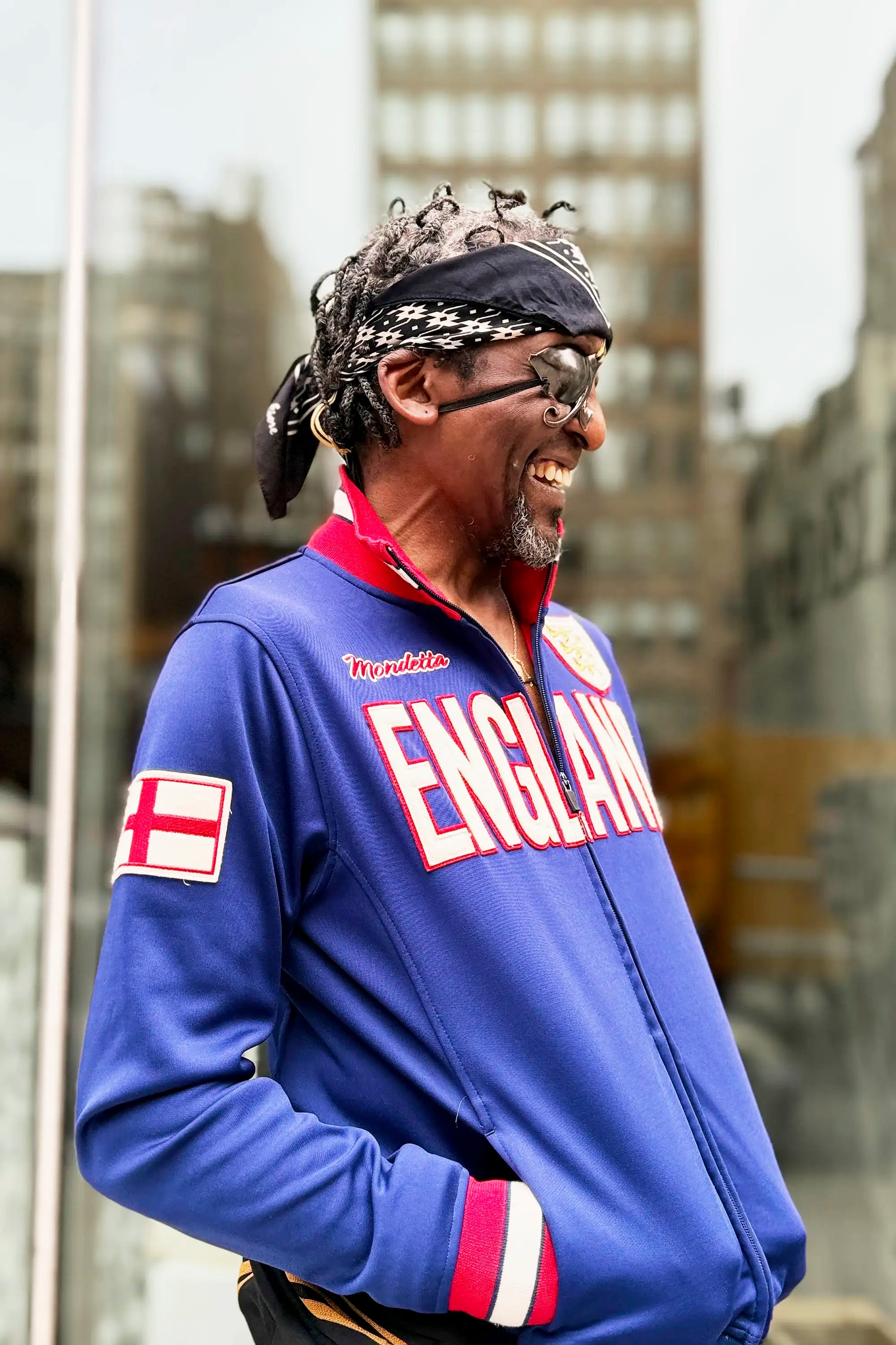 Pitch Track Jacket - Navy Sky-England