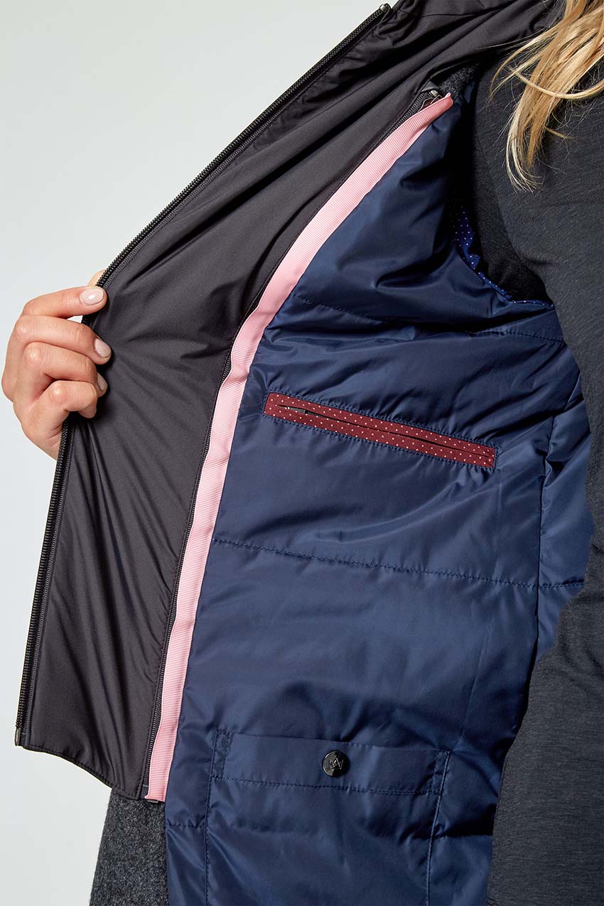 Goal-Getter Overcoat with Removable Hooded Fooler - Htr Charcoal