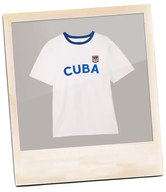 Cuba Ringer Tee Polaroid Photo
