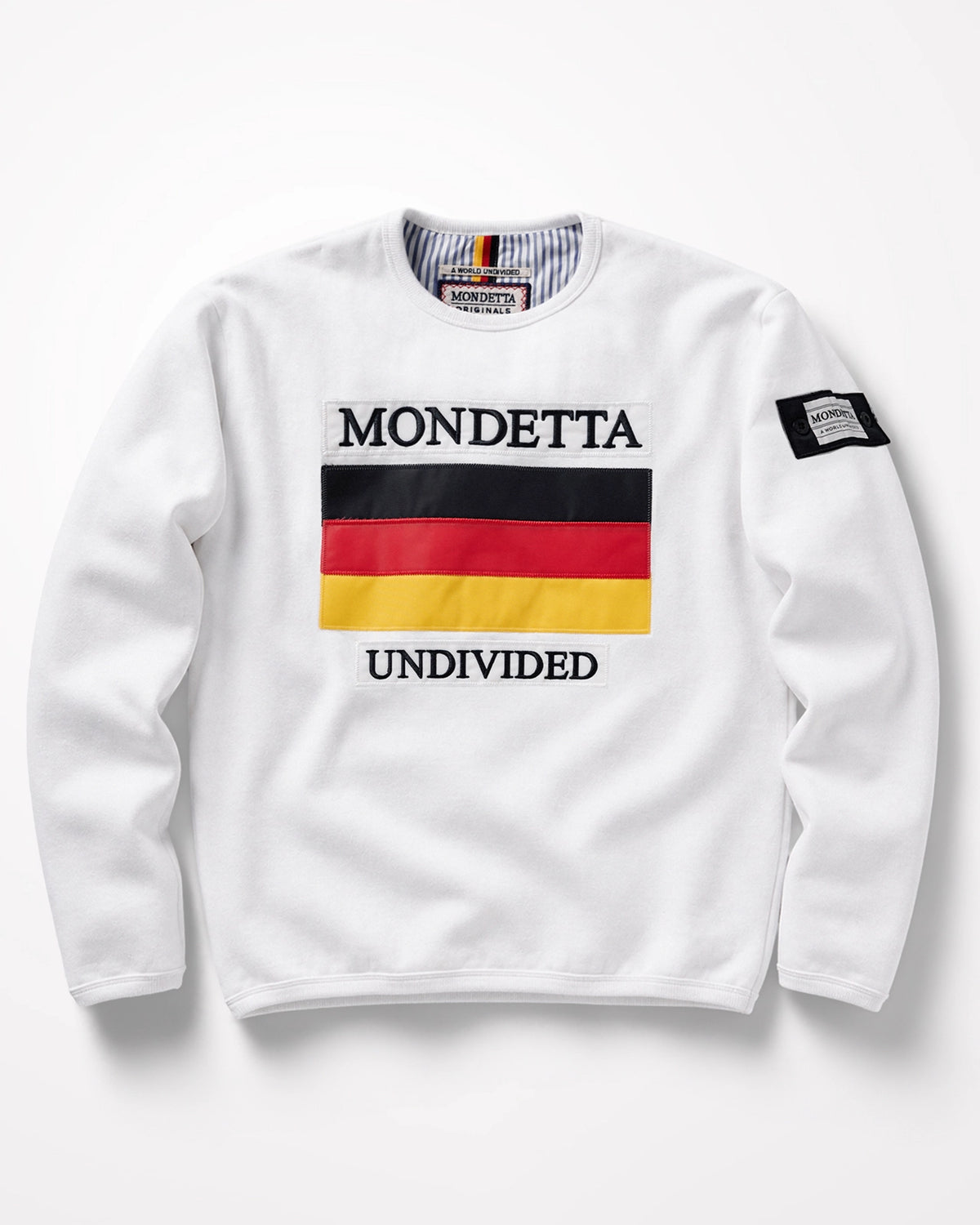 The Unity Modern Fit Sweatshirt - Germany - White