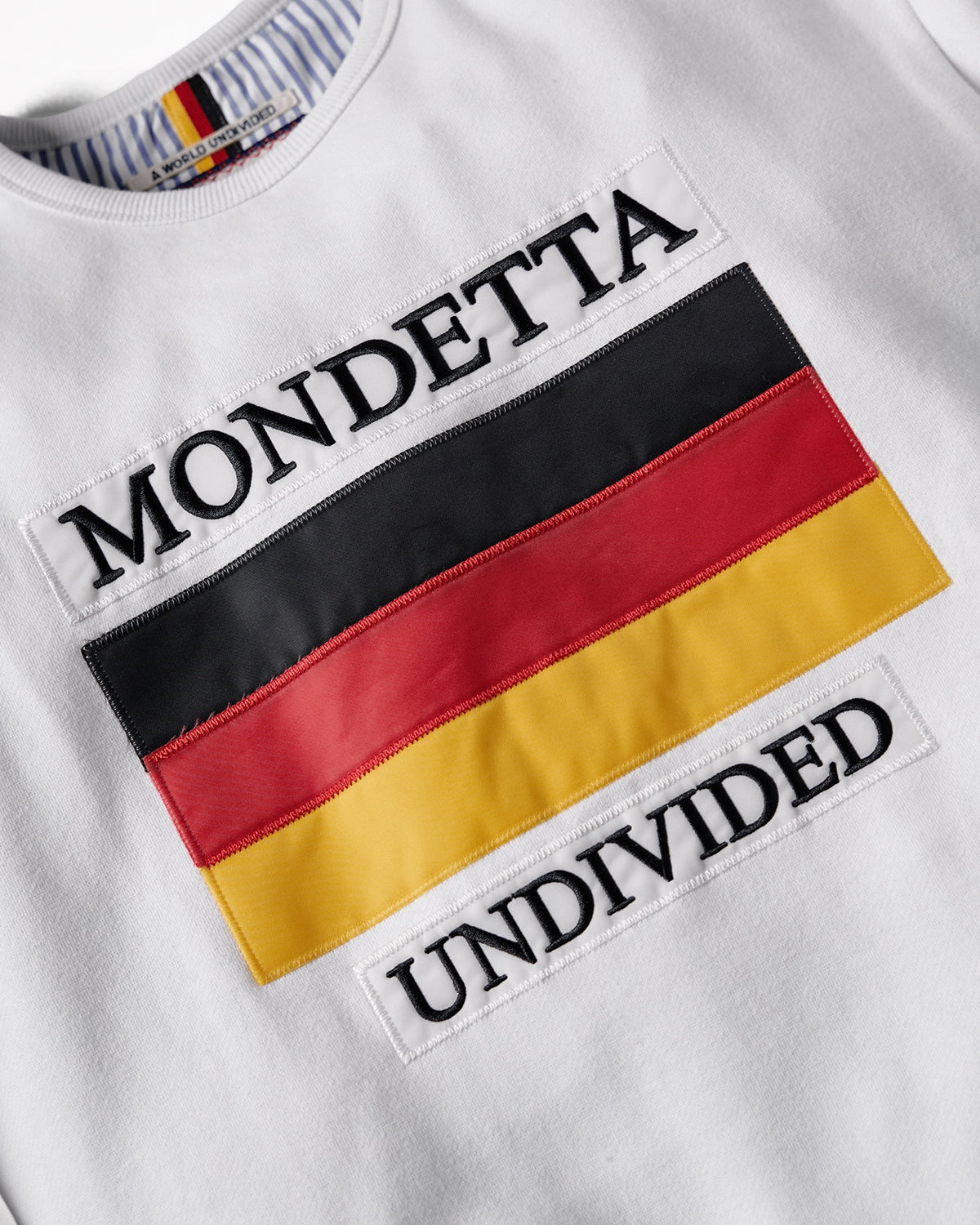 The Unity Modern Fit Sweatshirt - Germany - White