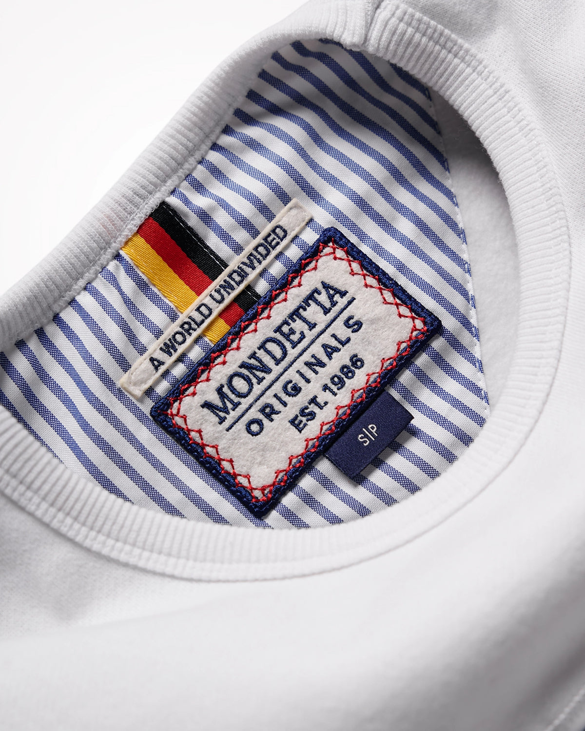 The Unity Modern Fit Sweatshirt - Germany - White