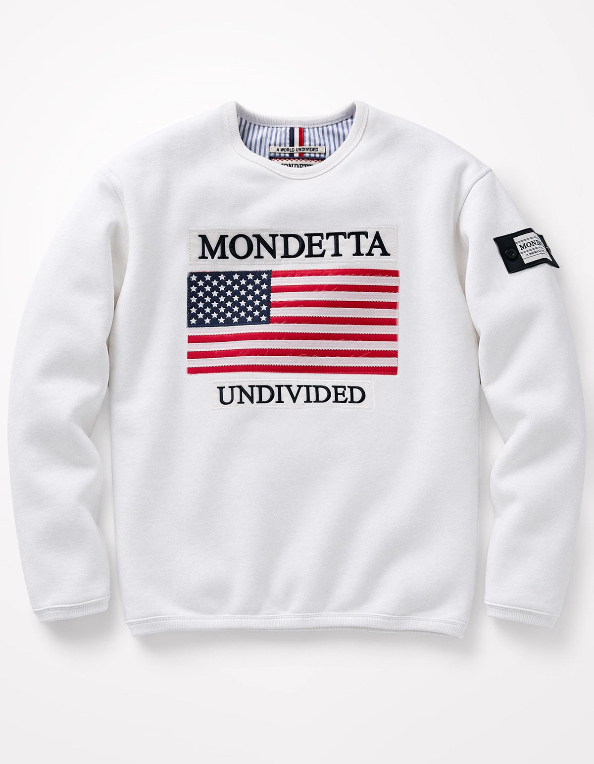 The Unity Modern Fit Sweatshirt - USA - White