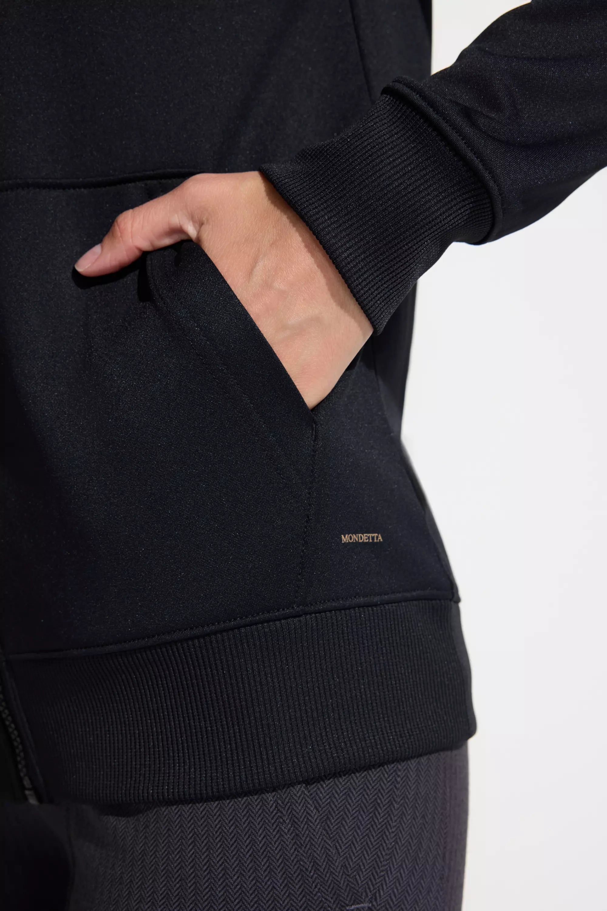 Women’s Full Zip Performance Hoodie - Black