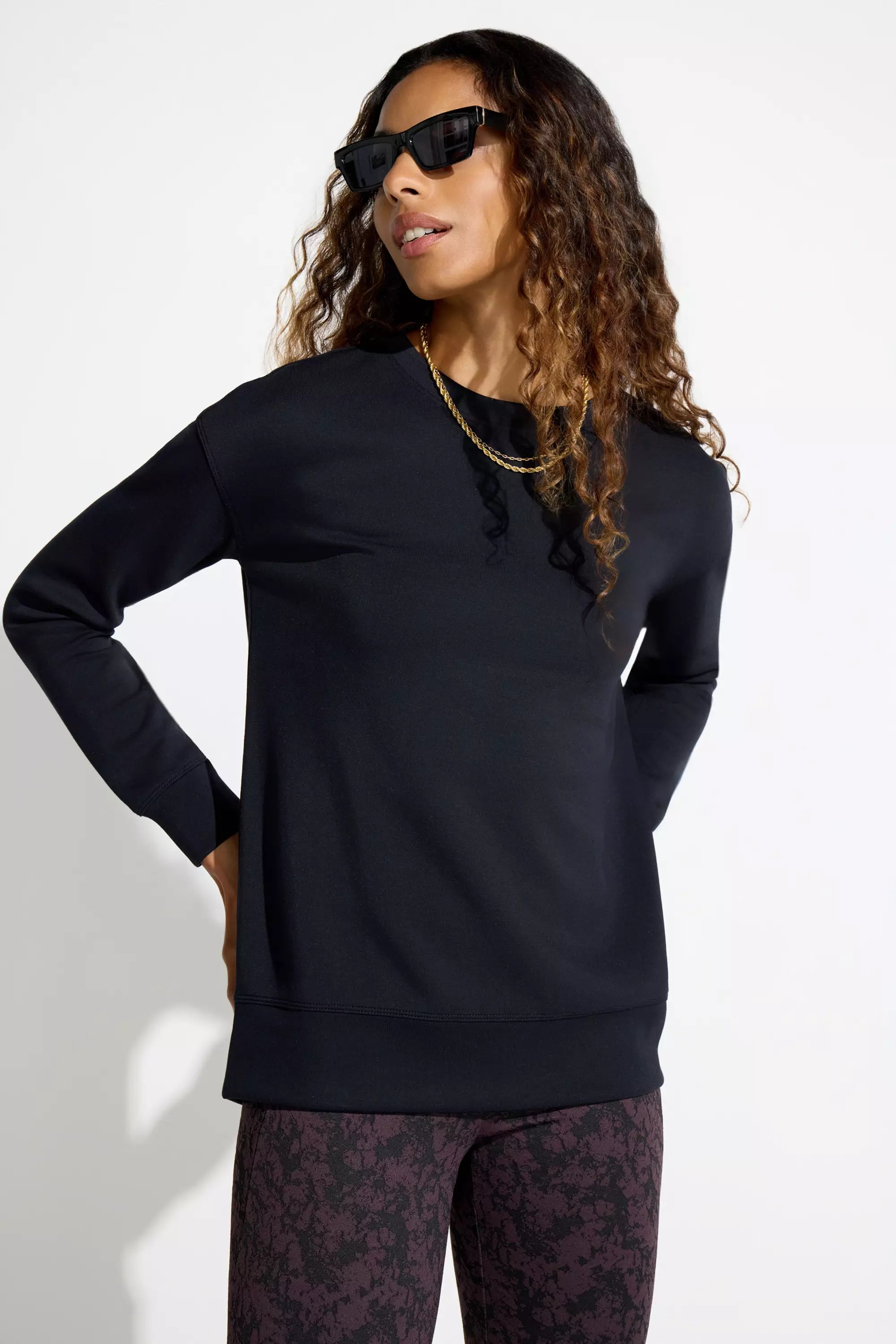 Women’s Tech Fleece Sweatshirt - Black