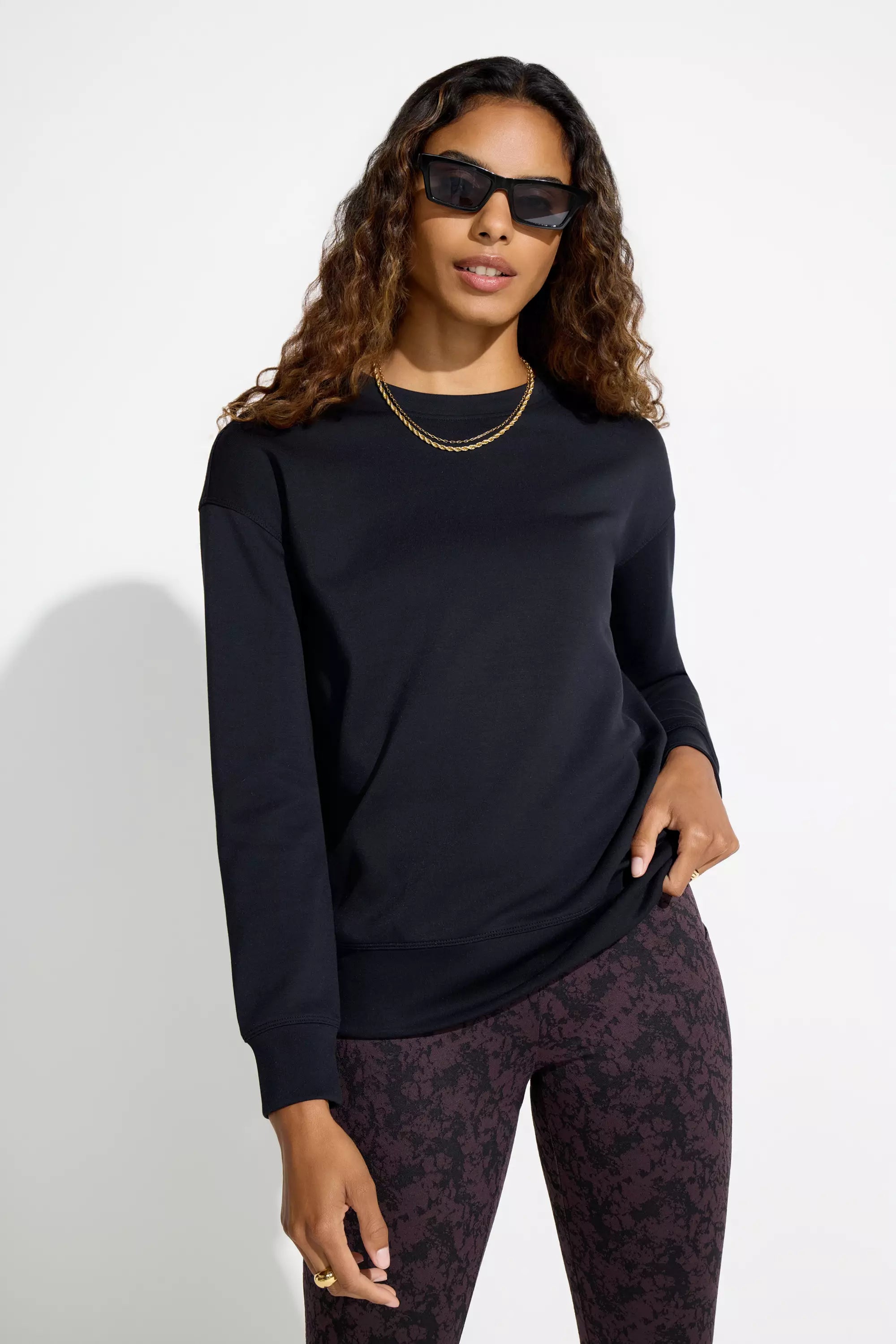 Women’s Tech Fleece Sweatshirt - Black