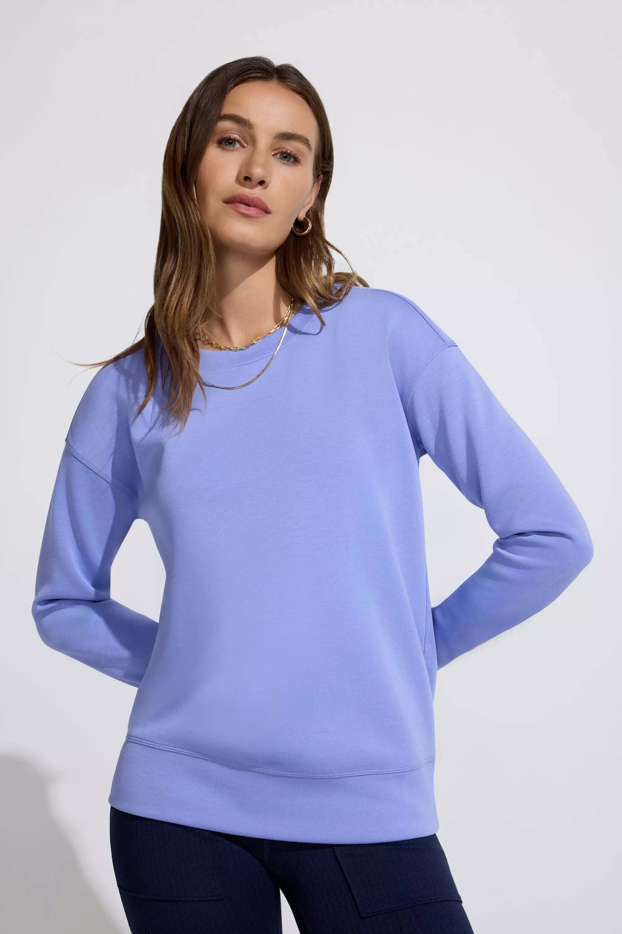 Women’s Tech Fleece Sweatshirt - Jacaranda
