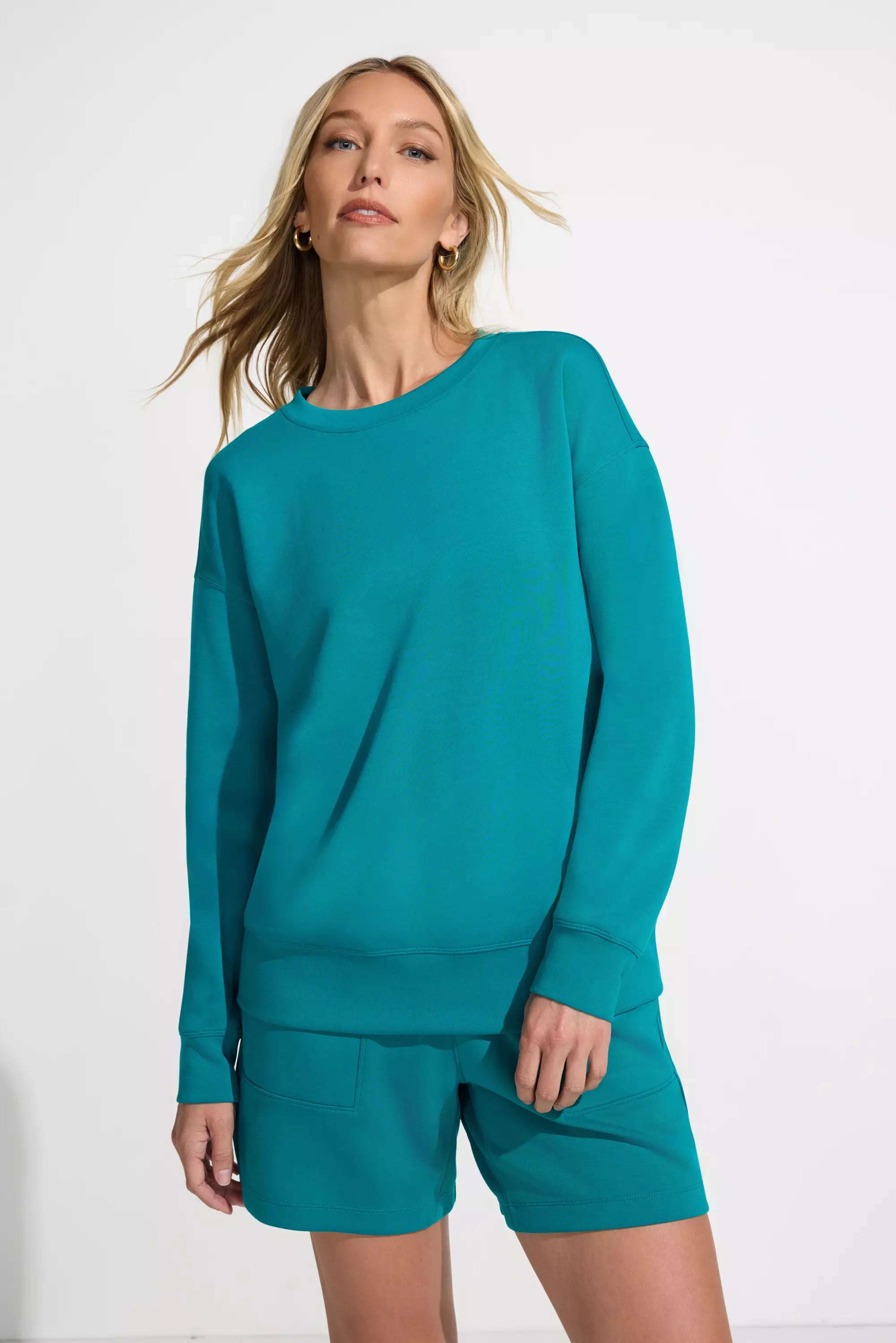Women’s Tech Fleece Sweatshirt - Verdigris