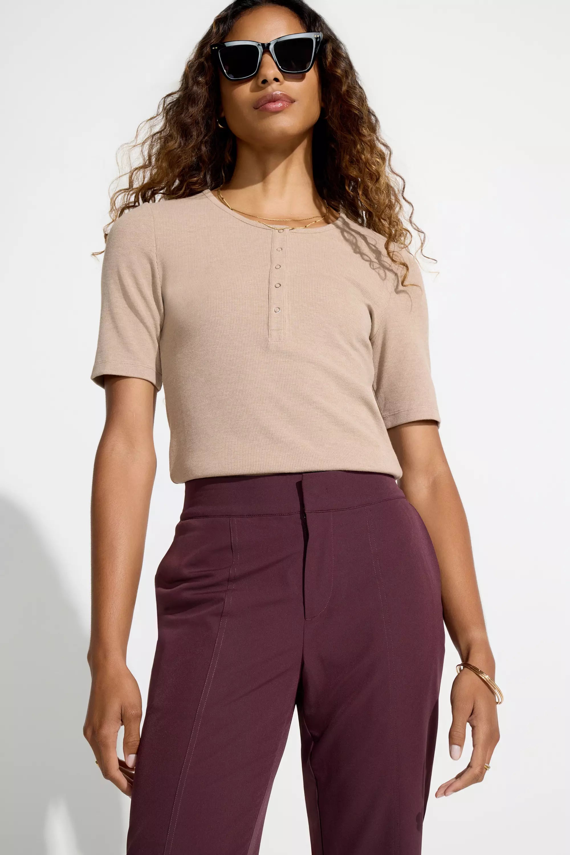 Women’s Short Sleeve Tee - Beige