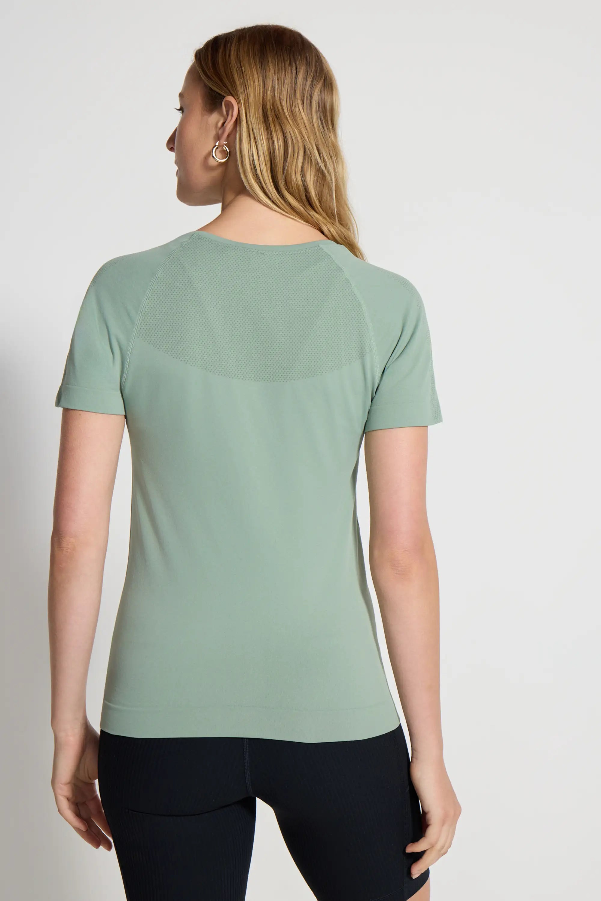 Women's Seamless Short Sleeve Tee - Green