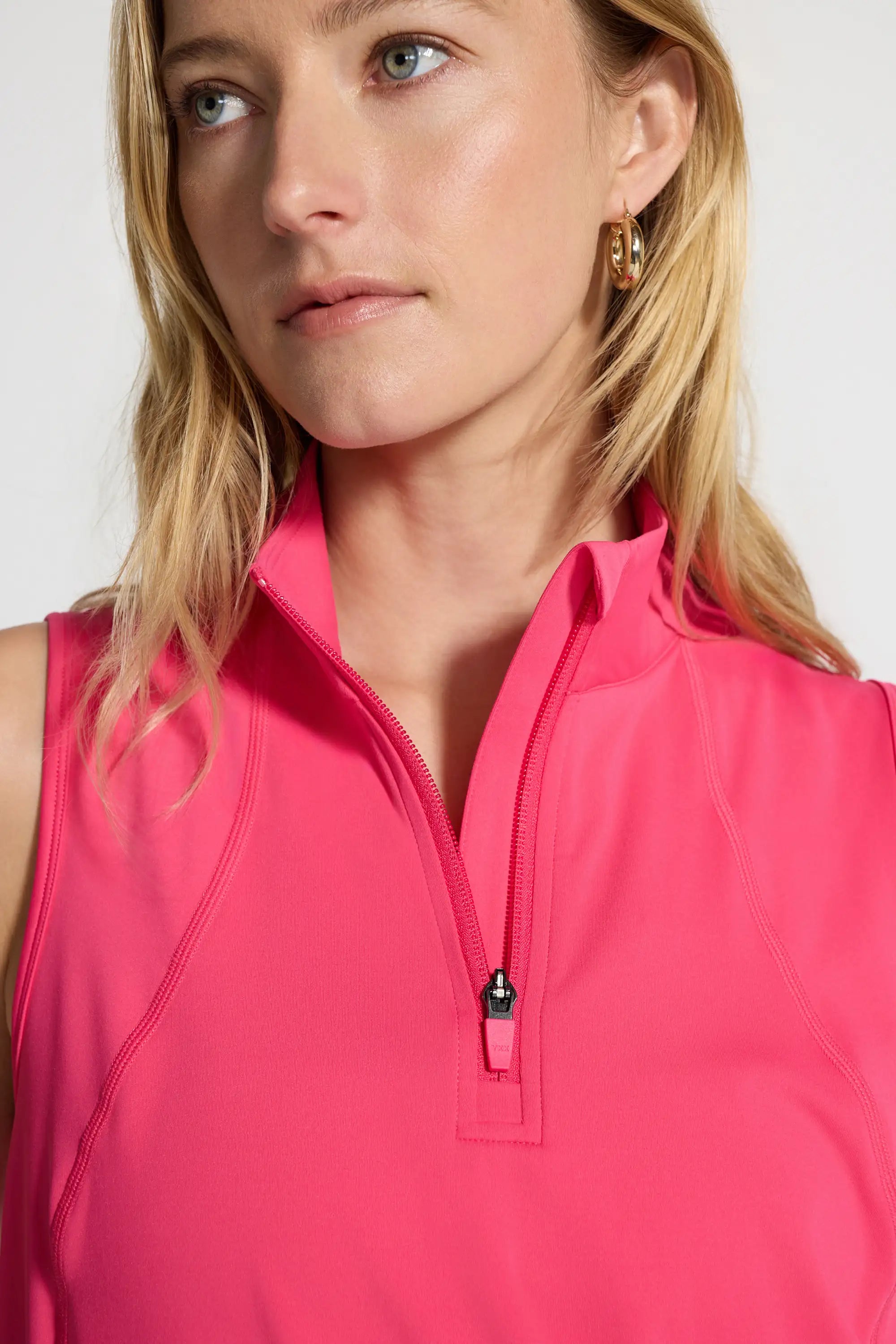 Women's 1/4-Zip Club Tank - Pink