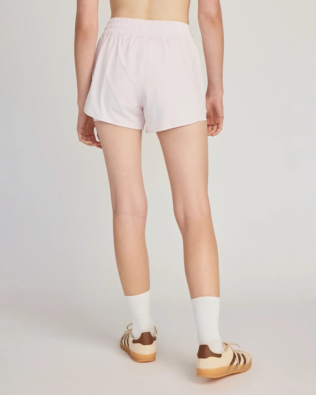 The Built-In Liner GRS Certified Recycled Polyester 3.5" Run Mesh Short - Heavenly Pink