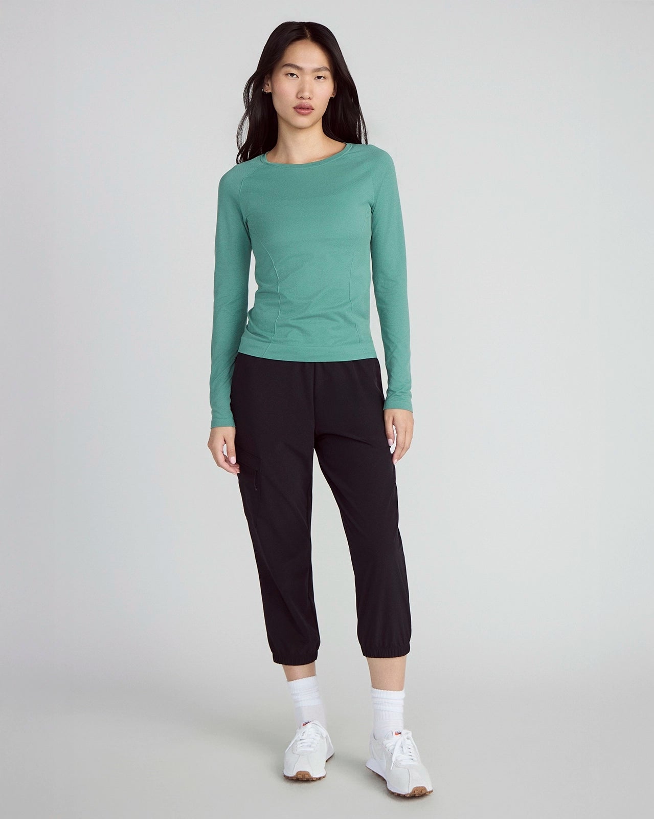 The Light Stretch GRS Certified Recycled Polyester Jogger - Black