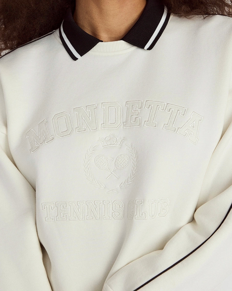 The Soft GRS Certified Recycled Polyester + Organic Cotton Club Sweatshirt - Pristine