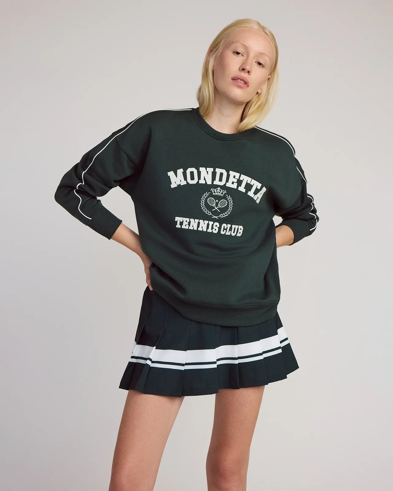 The Soft GRS Certified Recycled Polyester + Organic Cotton Club Sweatshirt - Pine Grove