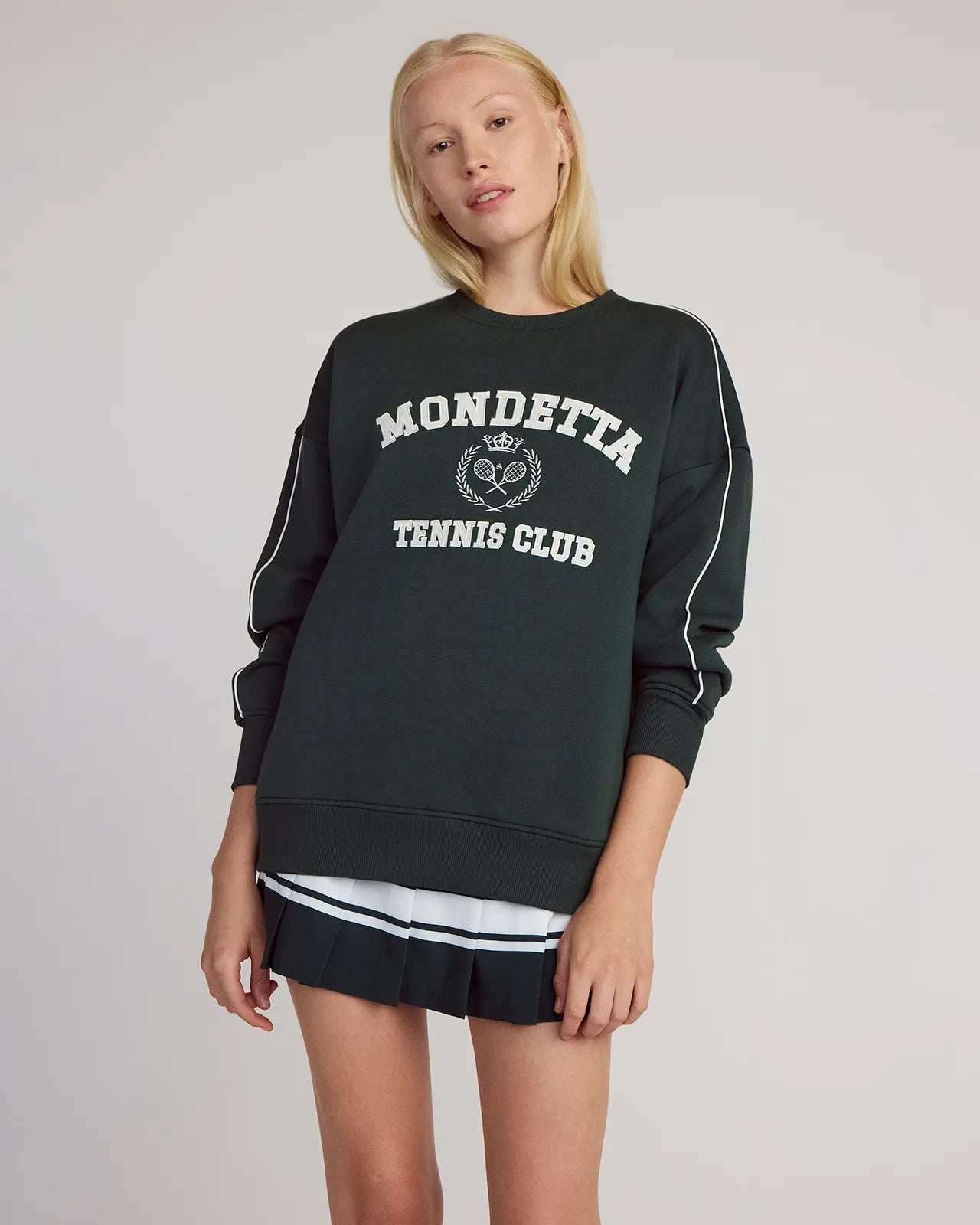 The Soft GRS Certified Recycled Polyester + Organic Cotton Club Sweatshirt - Pine Grove