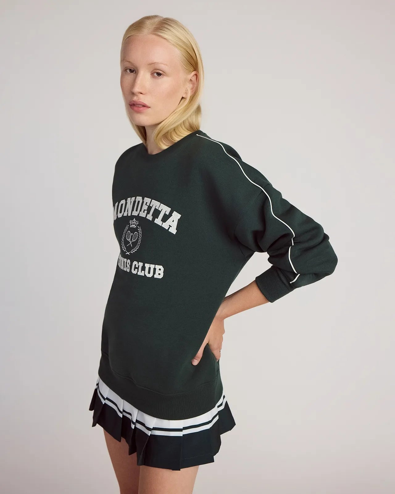 The Soft GRS Certified Recycled Polyester + Organic Cotton Club Sweatshirt - Pine Grove