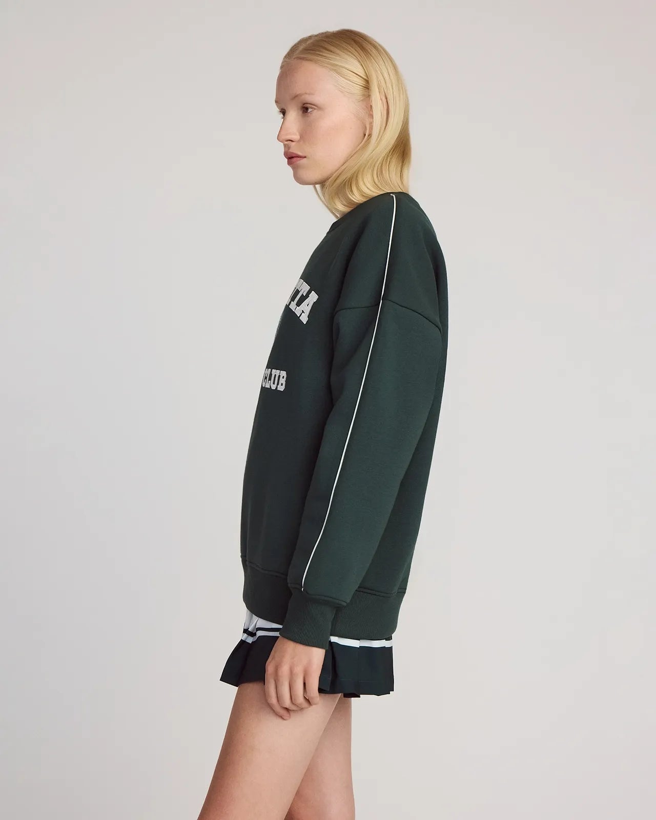 The Soft GRS Certified Recycled Polyester + Organic Cotton Club Sweatshirt - Pine Grove